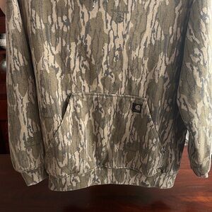 Carhartt Black and Gray Loose Fit Hoodie